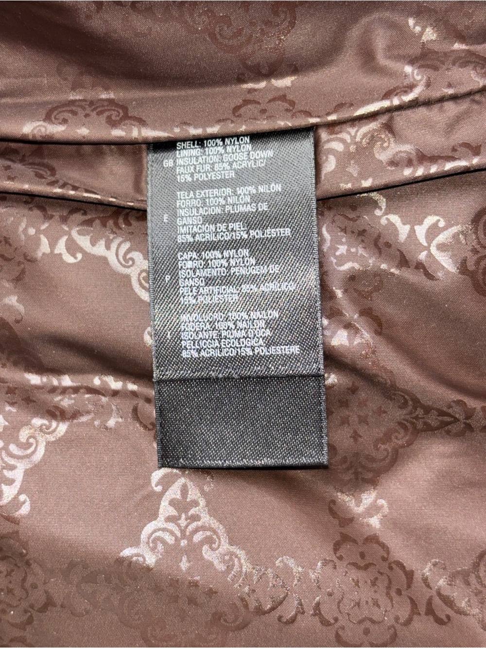 The North Face 600 Vintage Brown Quilted Down Puffer Vest Women's LG Insulated - Picture 9 of 13